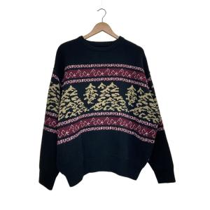 SHUTTER TOKYO/ニット・セーター/F KNIT/L/アクリル/BLK/総柄/123134