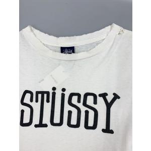 STUSSY◆90s/紺タグ/ロゴ/長袖Tシャ...の詳細画像5