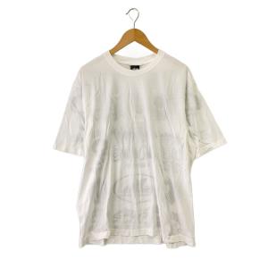STUSSY◆Tシャツ/L/コットン/WHT