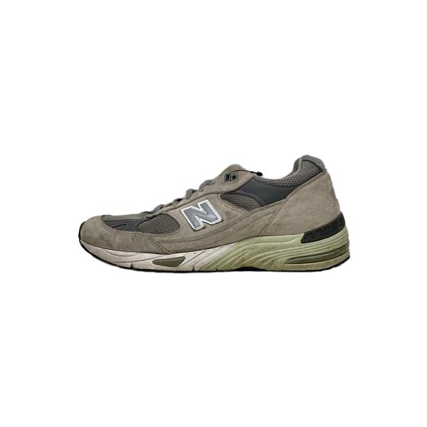 NEW BALANCE◆UK製/ローカットスニーカー/UK9/GRY/スウェード/M991GL