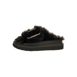 MOHI ムートンベルトサンダル　黒　38 MOHI／モヒ】 ムートンベルトサンダル｜Rouge vif la cle / ルージュ