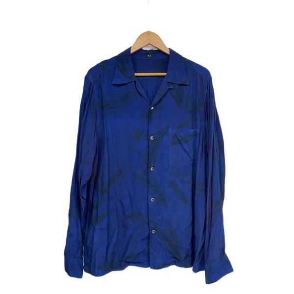 Taiga Takahashi◆Open Collar Shirt/16/レーヨン/NVY/総柄/L...
