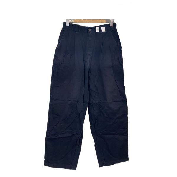 POLAR SKATE CO.◆RAILWAY CHINO/L/コットン/BLK/無地/PSC-SP...