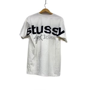 STUSSY◆Tシャツ/M/コットン/WHT/...の詳細画像1