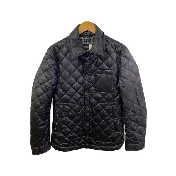 BURBERRY BLACK LABEL◆ダウンジャケット/M/ナイロン/BLK/D1F11-210...