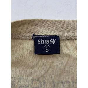STUSSY◆Tシャツ/L/コットン/BEG//の詳細画像2