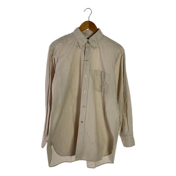 KAPTAIN SUNSHINE◆Big Button-down Shirt/38/コットン/BEG...