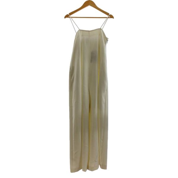 AMERI◆MEDI COMFORTABLE FLARE ROMPERS/M/ポリエステル/WHT/...