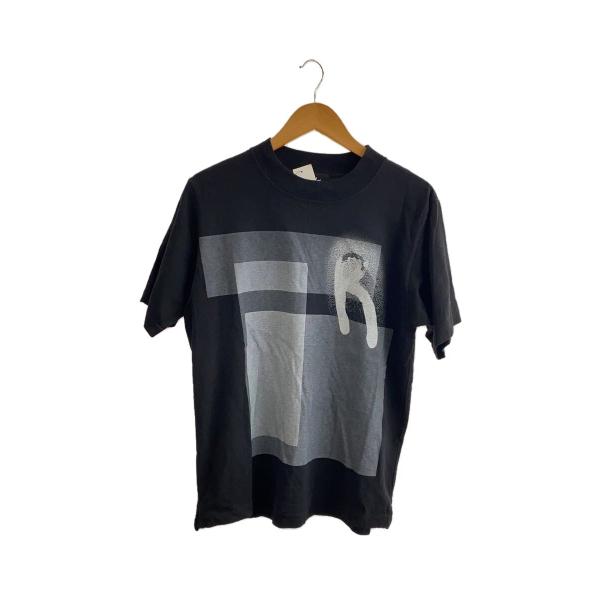 RED EAR◆Rプリント/Tシャツ/M/コットン/BLK/PY-S4-86733