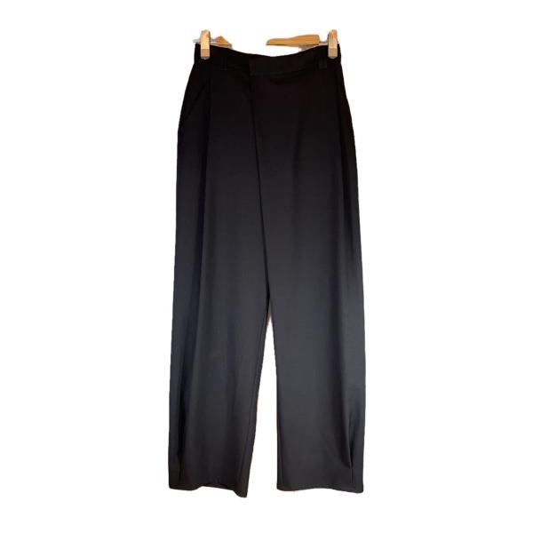 AMERI◆25SS/MEDI WIDE TUCK BONTAN PANTS/M/ポリエステル/BL...