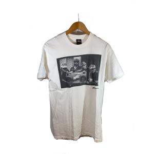 STUSSY◆00s/Josh Cheuse/Beastie Boys/Tシャツ/M/コットン/WHT/黄ばみ有//