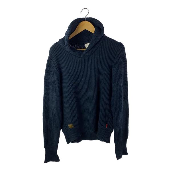 WTAPS◆ニット・セーター(厚手)/--/ウール/NVY/無地/132MADT-KNM02