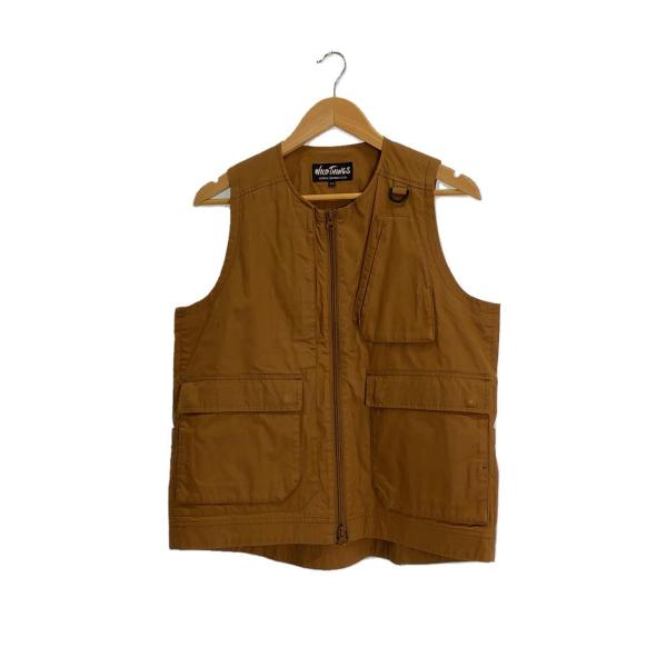 WILDTHINGS◆MIG VEST/ミグベスト/WT19006N/XS/コットン/CML/無地