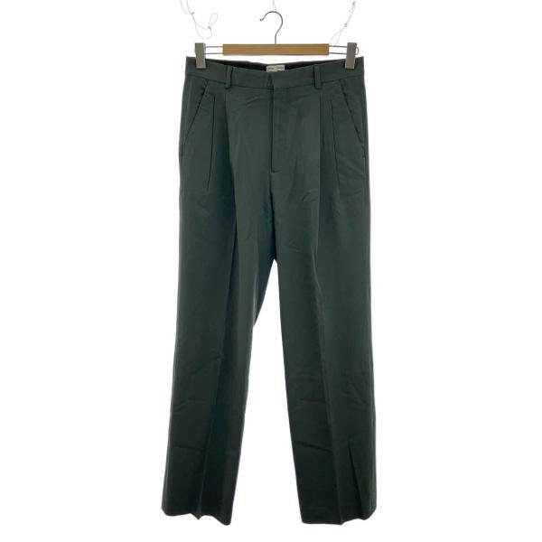 CMMN SWDN◆ストレートパンツ/48/ウール/グリーン