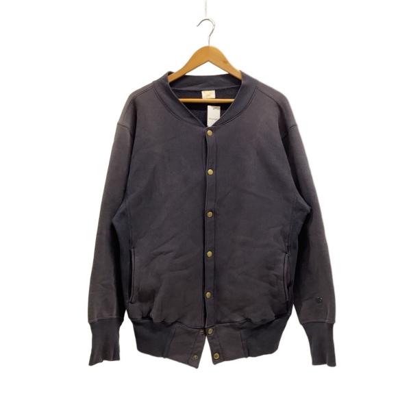 Champion◆70-80s/REVERSE WEAVE/スナップカーディガン/L/ネイビー/フェ...