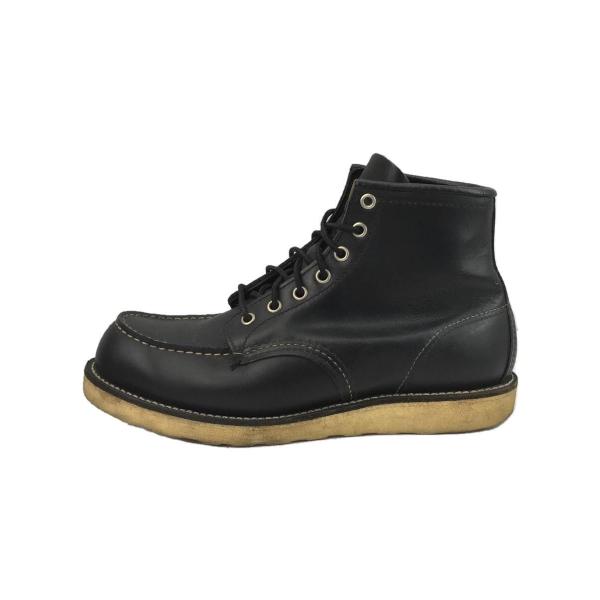 RED WING◆ブーツ/41/BLK/レザー/8179