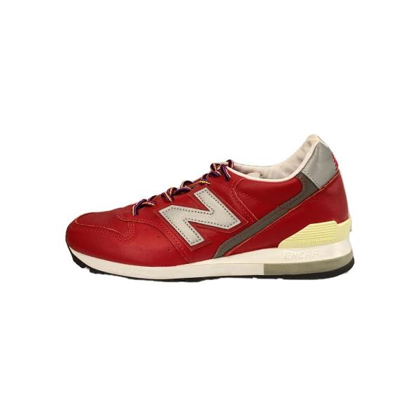 NEW BALANCE◆M996/レッド/Made in USA/23.5cm/RED