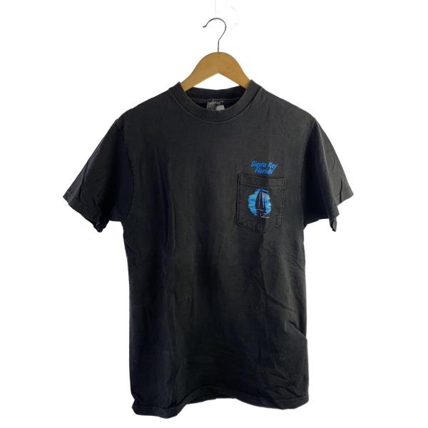 Tシャツ/L/コットン/BLK/SIESTA KEY FLORIDA