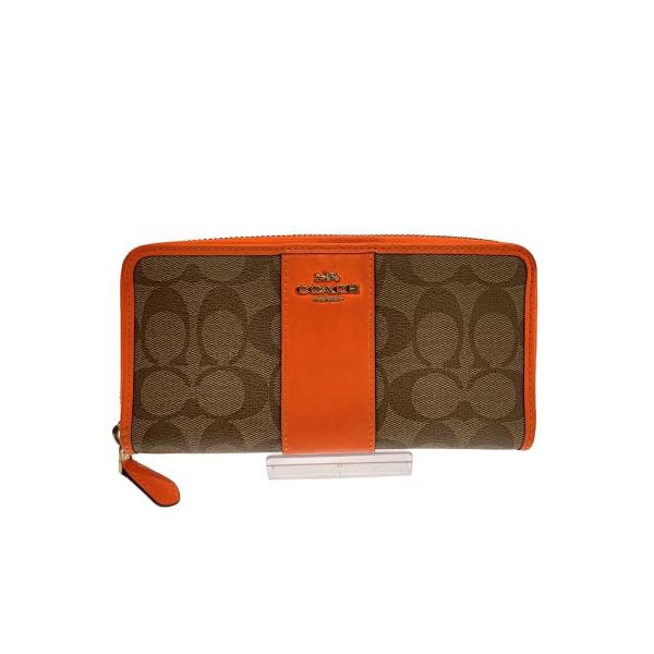 COACH◆長財布/PVC/BEG/レディース/F54630//