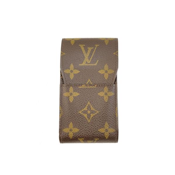 LOUIS VUITTON◆エテュイ・シガレット_モノグラム・キャンバス/PVC/BRW/メンズ