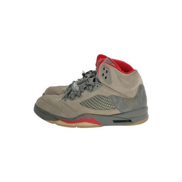 NIKE◆AIR JORDAN 5 RETRO/エアジョーダンレトロ/グレー/136027-051/...