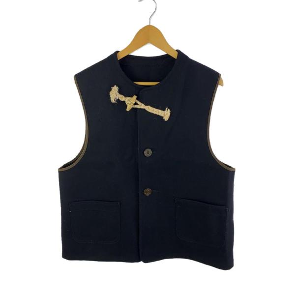 Gypsy&amp;Sons◆MELTON FEARNOUGHT VEST/2/ウール/NVY/GS2329...