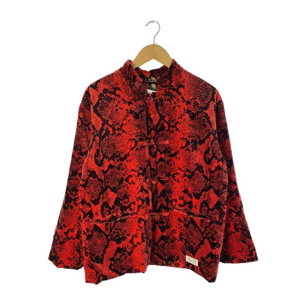 WACKO MARIA◆PYTHON KUNG-FU JACKET/ジャケット/S/コットン/RED...