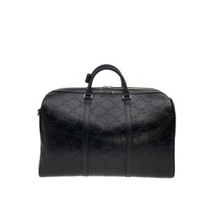 GUCCI◆スモール ダッフルバッグ_ジャンボGG/--/BLK