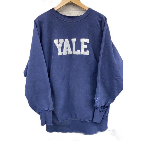 Champion◆90s/YALE/REVERSE WEAVE/USA製/スウェット/XXL/コット...