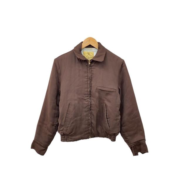 40s〜/中綿/レーヨンギャバジャン/Styled Sportswear/ジャケット/34/BRW