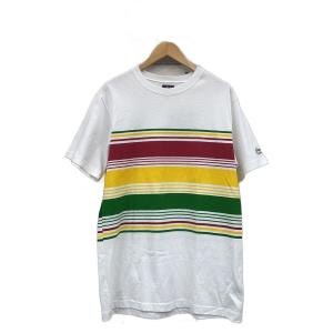 STUSSY◆Tシャツ/M/コットン/WHT