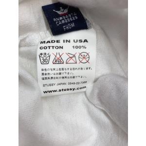 STUSSY◆Tシャツ/M/コットン/WHTの詳細画像3