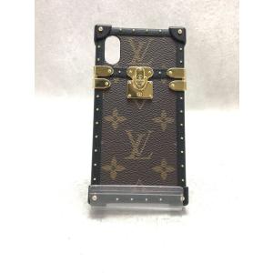 LOUIS VUITTON◆アイ・トランクライトiPhoneX&XS_モノグラム/PVC/BRW/モノグラム