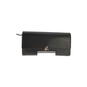 美品 グッチ 二つ折り財布 GGスプリーム 目 唇 バイカラー レディース グッチ 二つ折り財布 GGスプリーム アイスクリーム レザー 701489