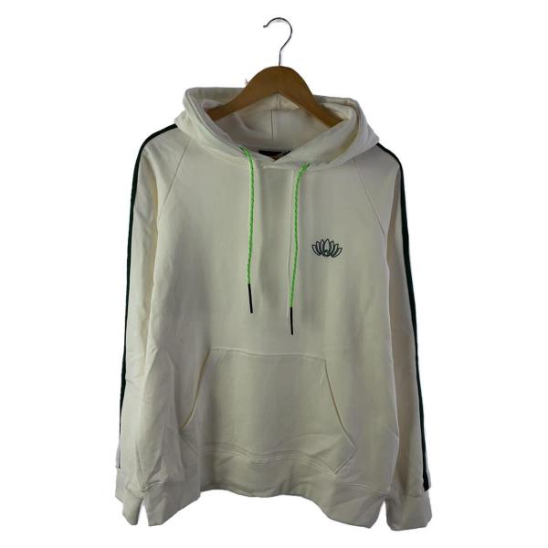 LIBERE◆TAPE GYM SWEAT HOODIE/パーカー/S/コットン/WHT