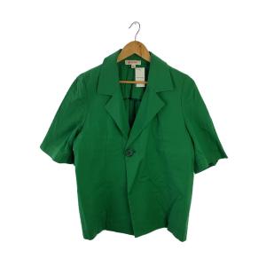 MASU◆22ss/HALF SLEEVE COTTON JACKET/ジャケット/46/コットン/グリーン/無地//