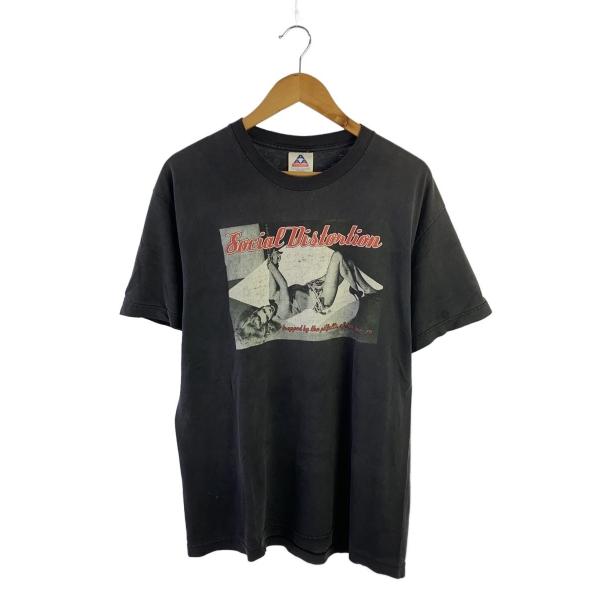 ALSTYLE◆90s/Social Distortion/ピンナップガール/Tシャツ/L/コットン...