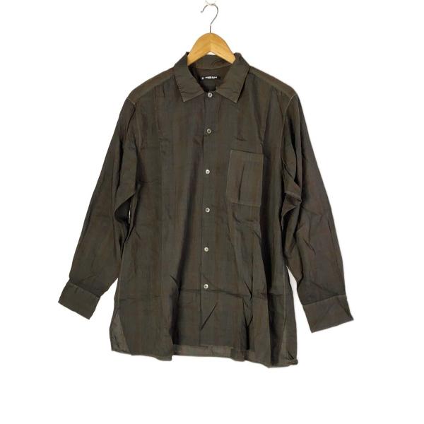 MAATEE&amp;SONS◆長袖シャツ/XL/ウール/グレー/チェック/MTLE4103-0609/? ...