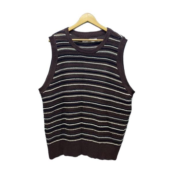 SandWaterr◆RESEARCHED KNIT VEST/ニットベスト(薄手)/2/コットン/...
