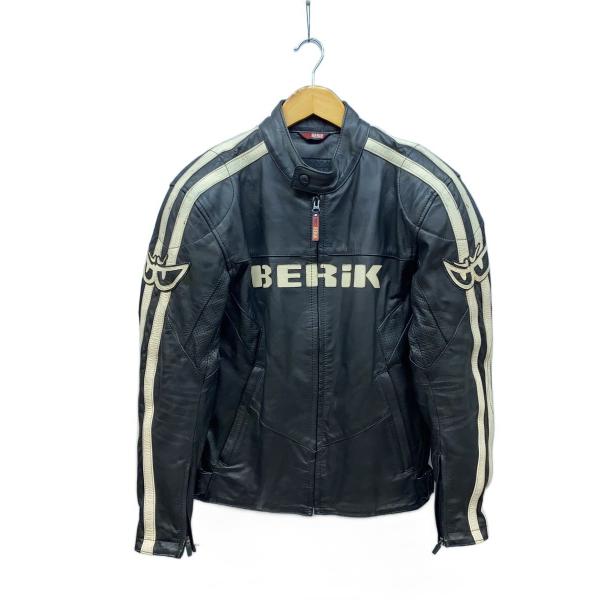 BERIK/レザージャケット/レーシングブルゾン/M/レザー/BLK/BERIK LJ-8945-B...