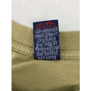 STUSSY◆Tシャツ/M/コットン/KHK/...の詳細画像3