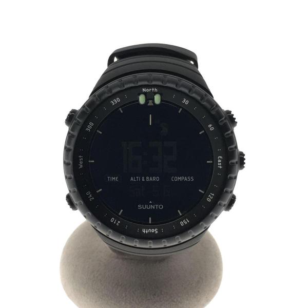 SUUNTO◆Core All Black/クォーツ腕時計/デジタル/--/BLK/BLK/S014...