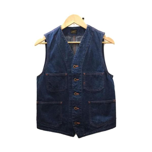 TENDERLOIN◆T-ENGINEER VEST/ジレベスト/XS/デニム/IDG