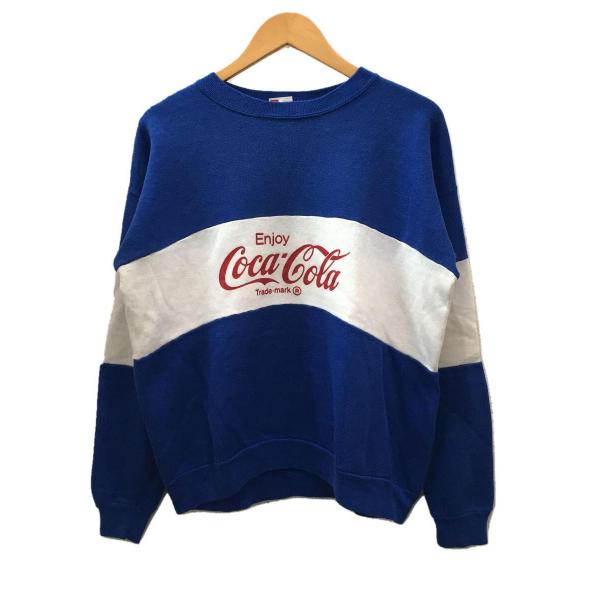 Coca・Cola◆スウェット/--/コットン/BLU