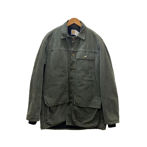 Carhartt◆トラディショナルジャケット/80s/USA製/モスグリーン/M/コットン/GRN/...