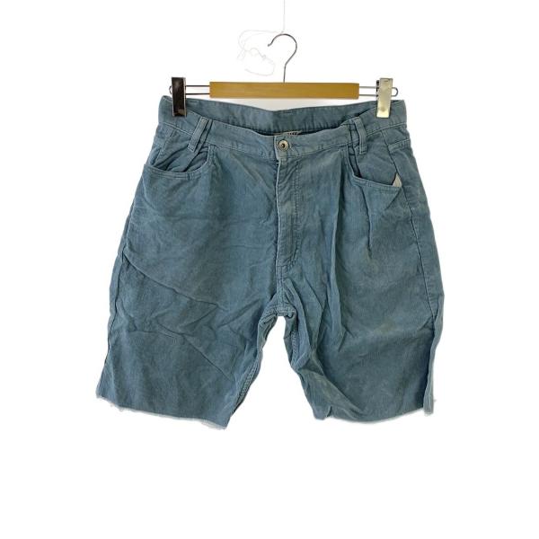 AURALEE◆カットオフ/ショートパンツ/4/コーデュロイ/BLU/A7SP04NC//