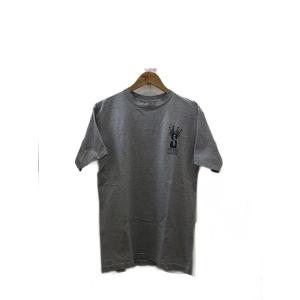 STUSSY◆90s/クラウンロゴ/Tシャツ/M/コットン/GRY//OLD
