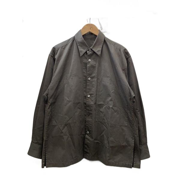 IRENISA◆長袖シャツ/2/コットン/GRN/IH-23SS-B020-CSS