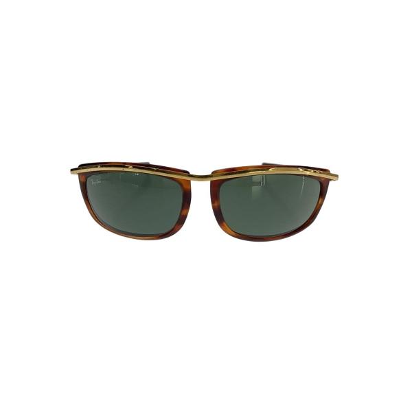 Ray-Ban◆ボシュロム/OLYMPIAN2/サングラス/オーバル/ベッコウ柄/BRW/GRN/レ...