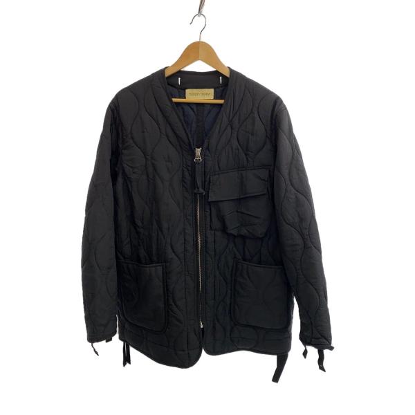 YSTRDY’S TMRRW◆キルティングジャケット/M/ナイロン/BLK/無地/YT-JU0702